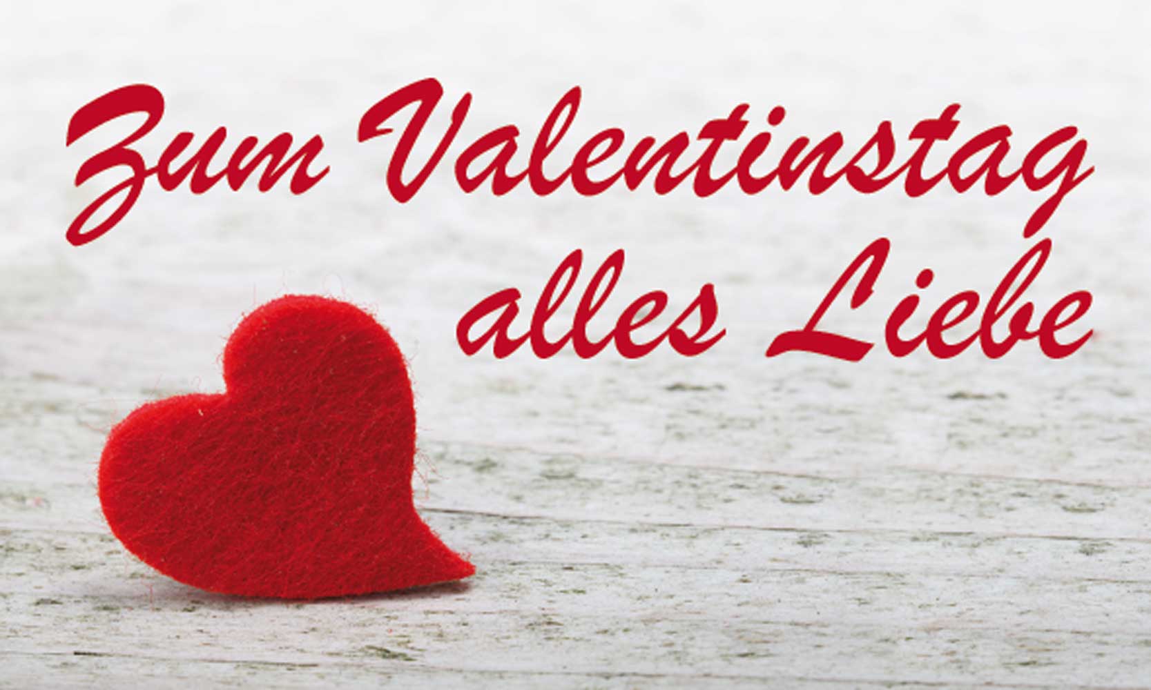 Omnipack Etikette zum Valentinstag rechteckig